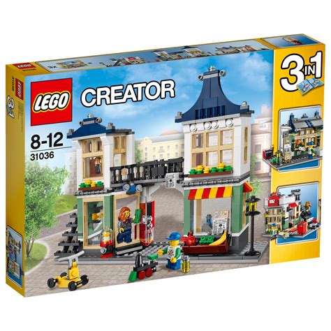 LEGO Creator 31036 pas cher - Le magasin de jouets et l'épicerie