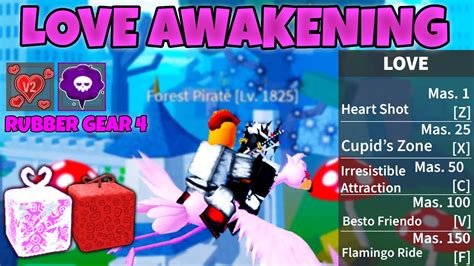 Love Fruit Awakening 💘 Showcase! in Blox Fruits Valentine's Update 19 ...