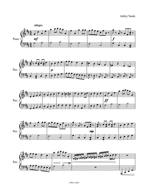 Modern/Romantic Sheet music for Piano (Solo) | Musescore.com