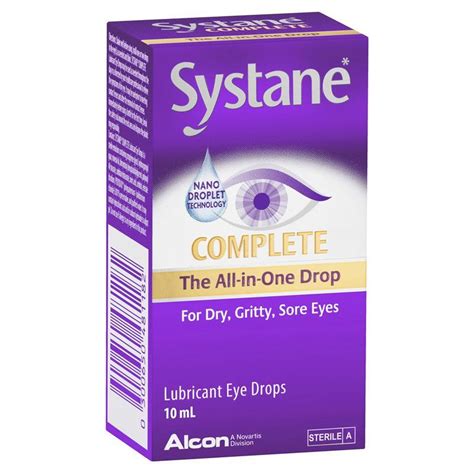 Systane Complete Lubricant Eye Drops 10ml All-in-one Drop for Dry Eyes