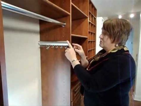 California Closets Accessories "How to Install a Tie Rack" - YouTube