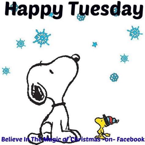 Snowflake Snoopy Happy Tuesday Pictures, Photos, and Images for Facebook, Tumblr, Pinterest, and ...