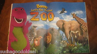 Barney Magazine July/ August 2001 The Dinosaur Let's Go To The Zoo Good | #517086993