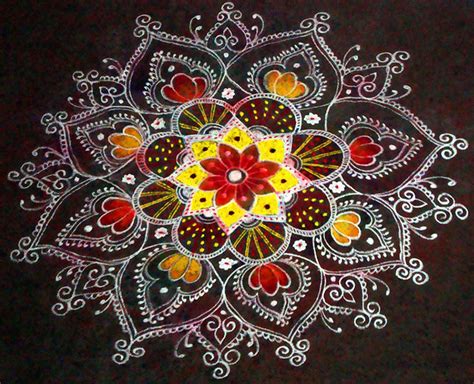 Top 20 + Latest Simple Kolam Designs With Dots Images