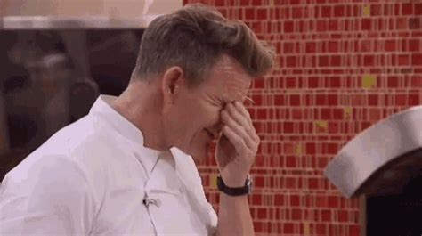 Facepalm Chef Ramsay GIF - Facepalm ChefRamsay - Discover & Share GIFs