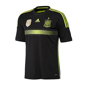 adidas Spain Soccer Jersey (Away 14/15) @ SoccerEvolution