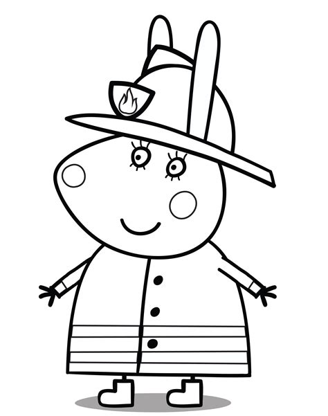 Peppa Pig coloring pages to print for free and color