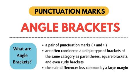 Angle Brackets: How and When to Use Them in English • 7ESL