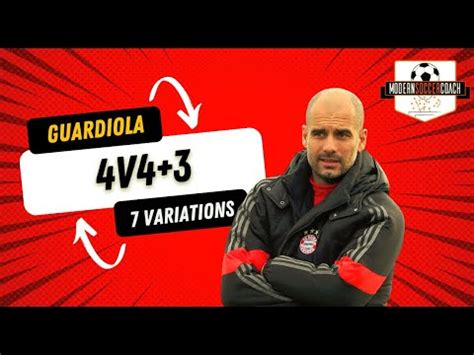 Seven Variations of Pep Guardiola's 4v4+3 Exercise!!! - YouTube