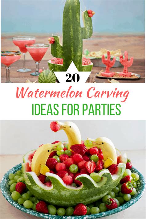 Watermelon Carving Ideas for Parties - Slick Housewives