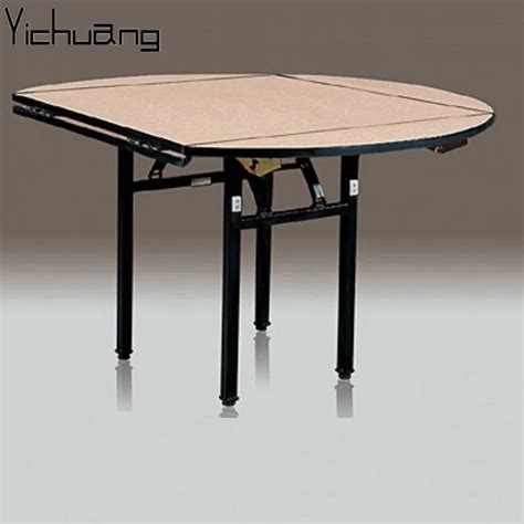 Yc-t46 Banquet Restaurant Plywood Round Square Folding Table - Buy Folding Table,Dining Folding ...
