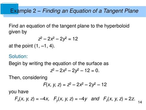 34+ Equation Of Tangent Plane Calculator - MussaratKlara