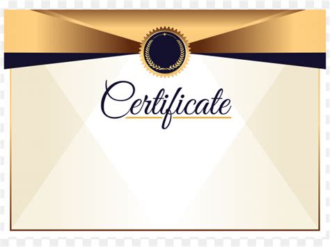 Elegant style certificate template on transparent background PNG - Similar PNG