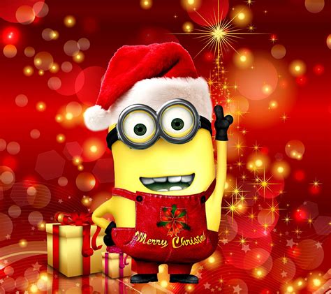 Minion Christmas Wallpaper - WallpaperSafari