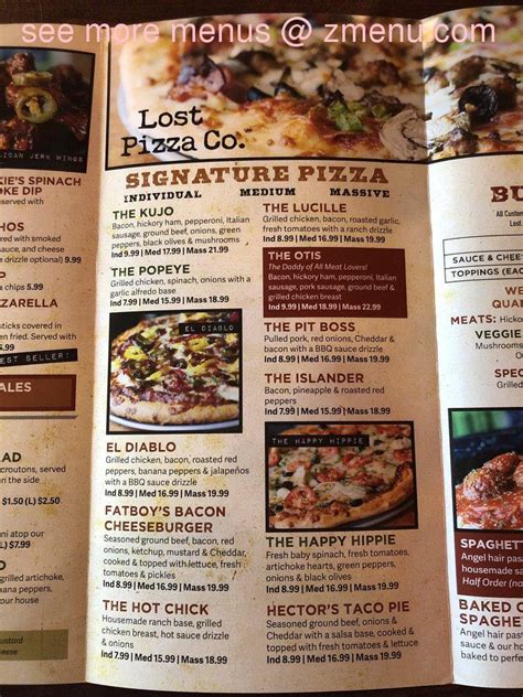 Online Menu of Lost Pizza Co. Collierville Restaurant, Collierville, Tennessee, 38017 - Zmenu