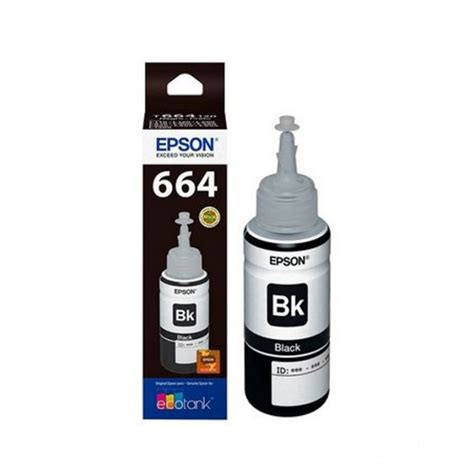 Epson 664 Black Ink Bottle - SMT QATAR