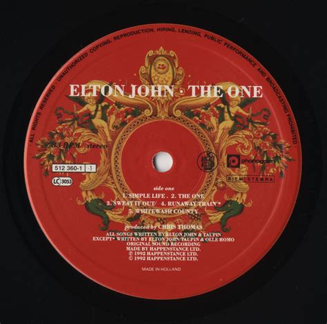 Elton John 1992 The One