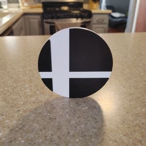 Super Smash Bros Smash Ball Logo Sign Decor 4.5in - Etsy