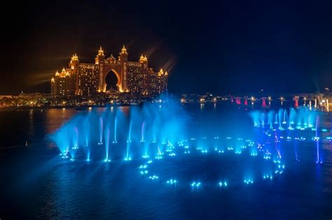 Premium Photo | The pointe dubai view of the spectacular fireworks and the colourful dancing ...