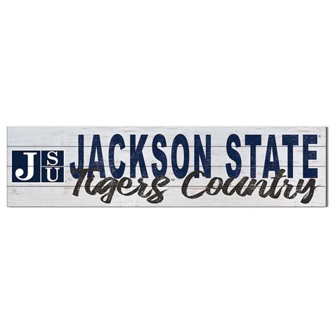 Jackson State Tigers 40'' x 10'' Logo Sign