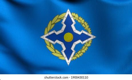 Flag Csto Collective Security Treaty Organisation Stock Illustration ...