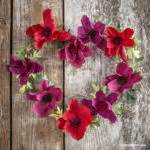 DIY Flower Heart Wreath Tutorial with Paper Flowers
