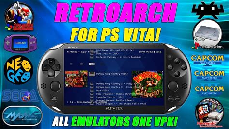 RetroArch For the PS VITA! ALL EMULATORS One VPK! Installation Guide & Tips! - YouTube