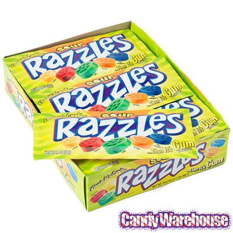 Razzles Candy Packs - Sour: 24-Piece Box – Candy Warehouse