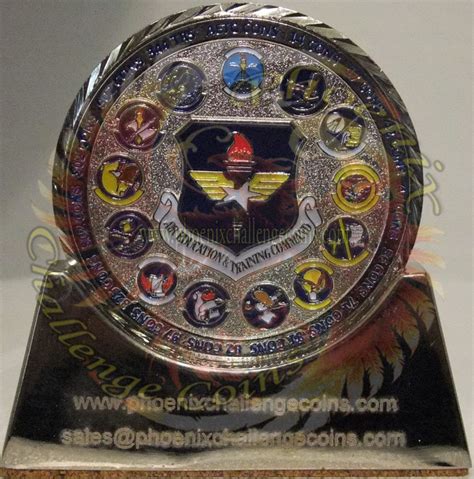 Air Education and Training Command air force coin, custom challenge coin by Phoneix Challenge ...