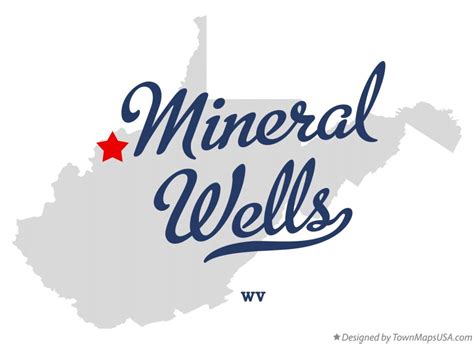 Map of Mineral Wells, WV, West Virginia