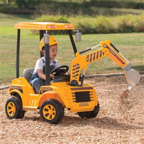 The Motorized Dirt Digger - Hammacher Schlemmer | Toy cars for kids, Outdoor baby toys, Kids ride on