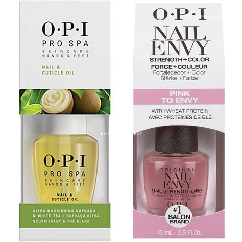 OPI Nail Pink To Envy & Pro Spa Cuticle Oil Duo (1x 15ml & 1x 14.8ml)