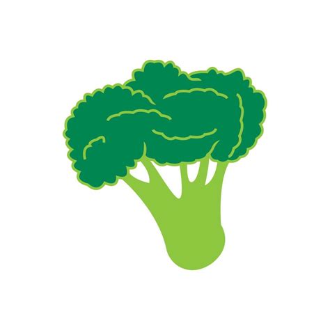 Broccoli vegetable logo,icon vector illustration design 17264503 Vector ...