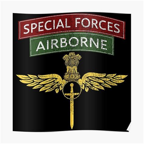 "Garud Commando Force Indian Special Force Emblem 1358" Poster by TheAplus | Redbubble