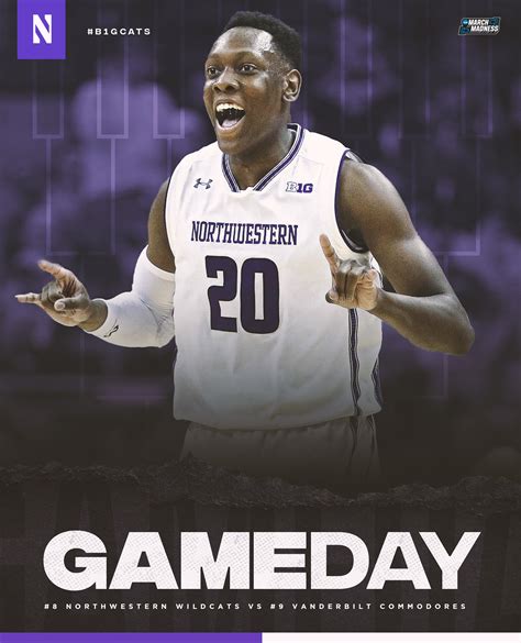 Northwestern Basketball - NCAA Tournament Graphics :: Behance