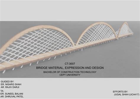 3-Dimensional Tied Arch Bridge | CEPT - Portfolio