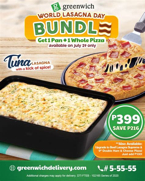 Manila Shopper: Greenwich World Lasagna Day Promo: July 29 2020