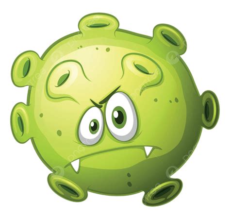 Green Bacteria With Evil Face Image Green Eyes Vector, Image, Green, Eyes PNG and Vector with ...