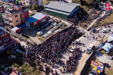 Crowd at the Mulpani Cricket Ground as Nepal qualifies for the T20 World Cup : r/Cricket