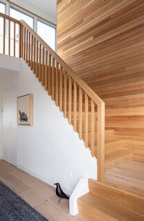 Staircase Wood Railing Design Photos and Ideas - Dwell