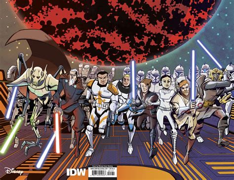 Star Wars: The Clone Wars - Battle Tales #1 wrap-around variant cover ...