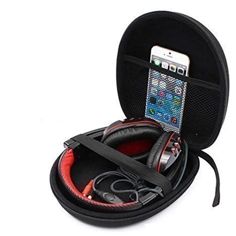 Headphone Carrying earphone case large fashion case protective accessories earphone case 62800A ...