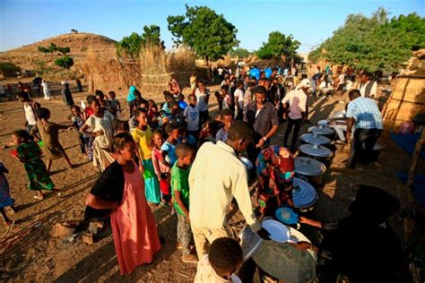 Ethiopian refugees flee country to avoid fighting in Tigray province