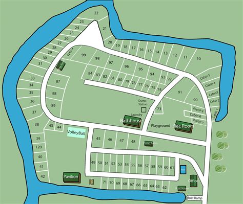 Camp Layout and Site Map – North Bayshore Campground