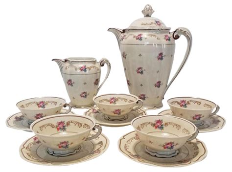 Limoges Porcelain Tea Service, 1950s, Set of 12 in 2022 | Tea service, Porcelain, Limoges