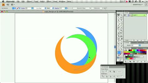 Adobe Illustrator Logo Design - YouTube