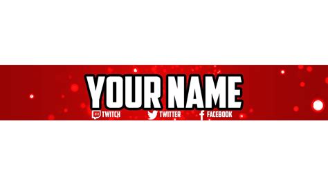 Free Simple Youtube Banner Template #1 - YouTube