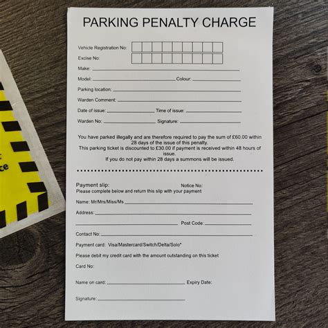 Prank Fake Parking Ticket Fine Birthday. - Etsy UK