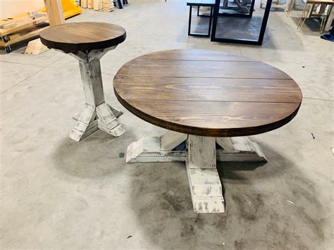 Modern Farmhouse Round Cocktail Table In Distressed White By Liberty Furniture ...