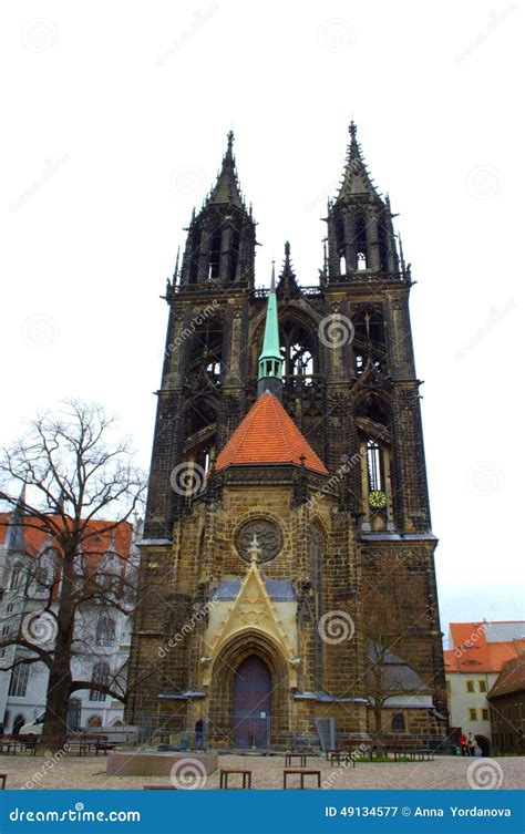 Meissen Cathedral Germany stock image. Image of germany - 49134577